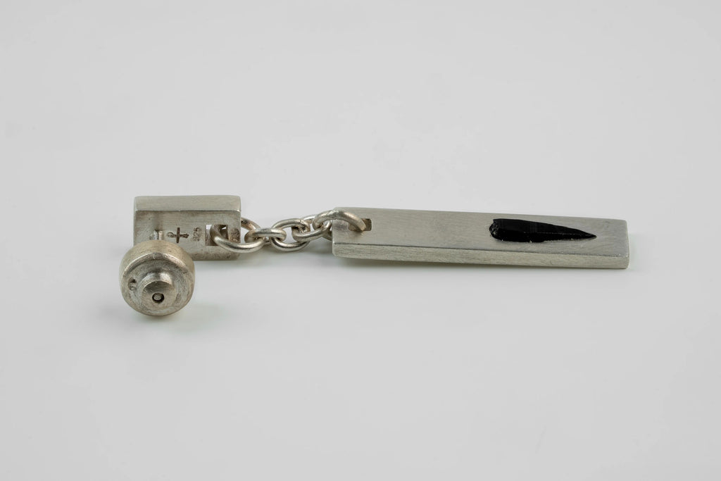 Talisman Dangle Earring (Winza Sapphire, MA+WIS)