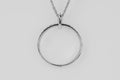 Portal Necklace v3 (Medium, Full Mega Pavé, Blue Diamond Slabs, PA+BDIA)