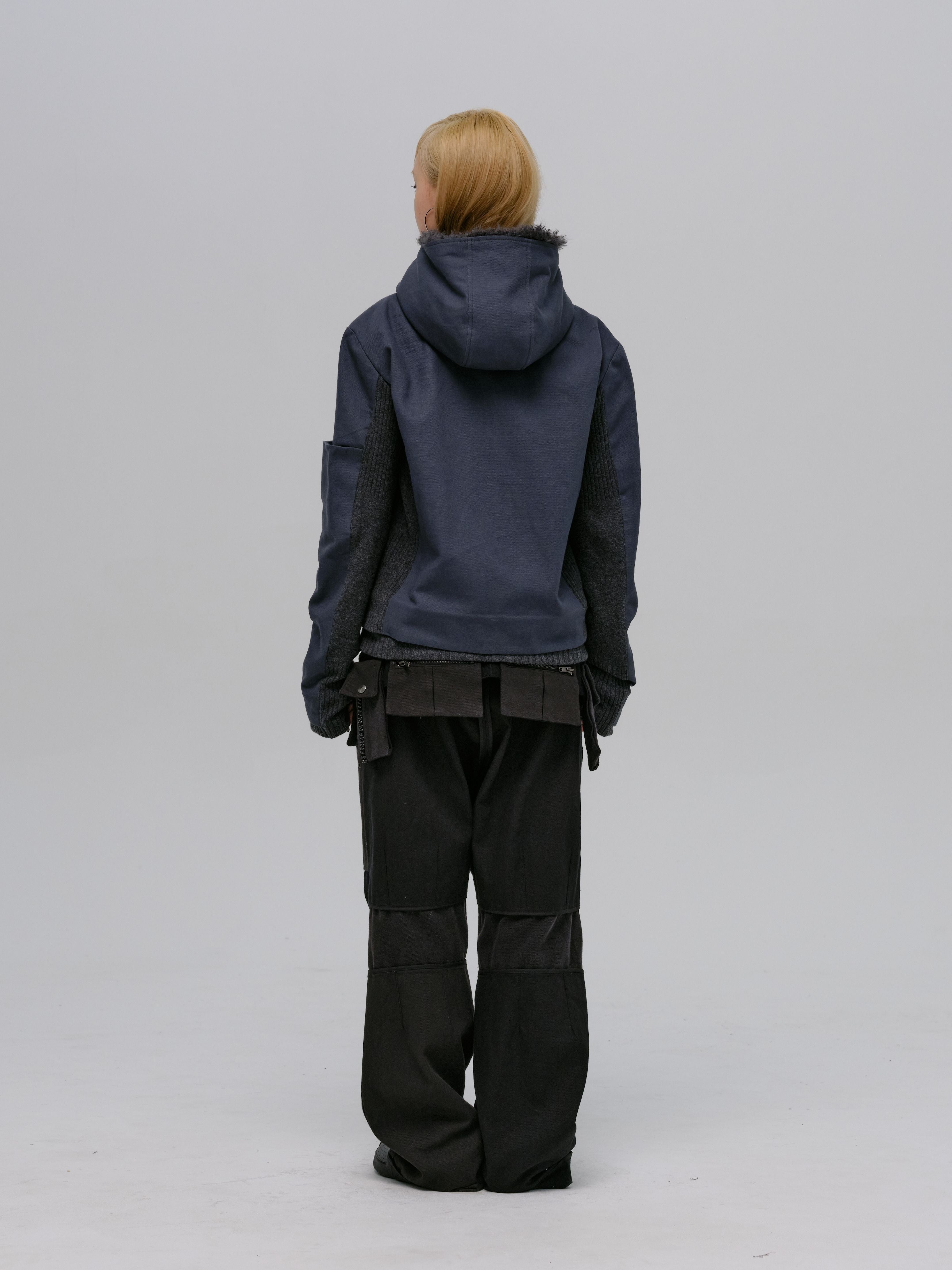 DETACHABLE BAG PANTS STONE