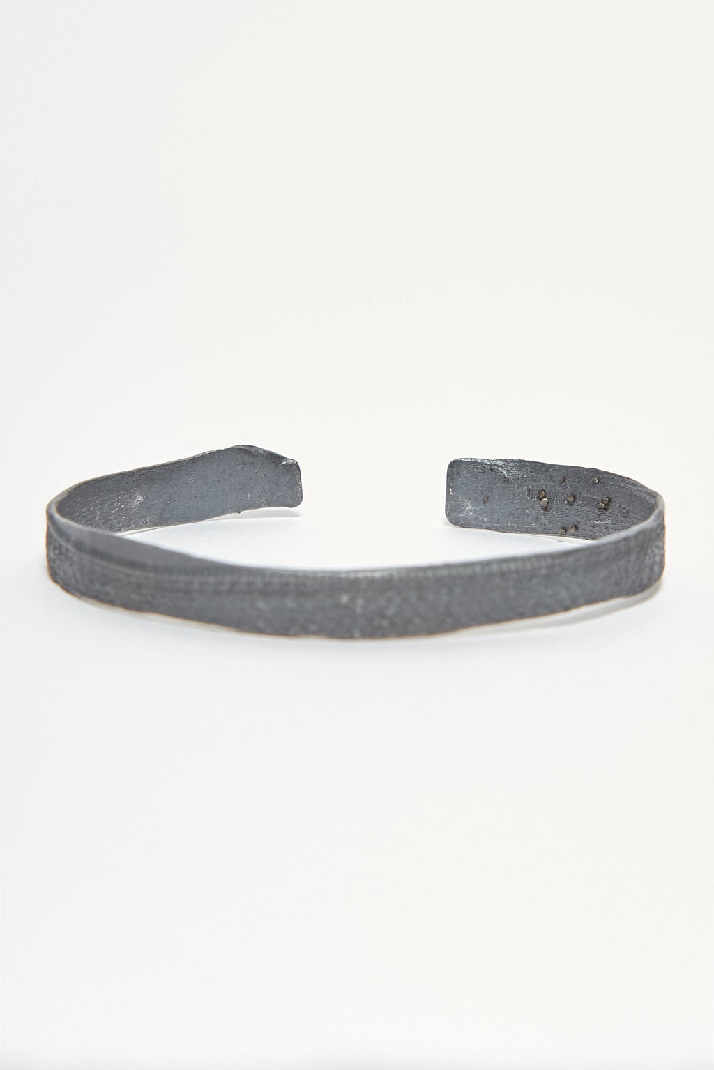 BLACK SILVER BANGLE (THIN)