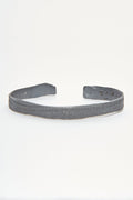 BLACK SILVER BANGLE (THIN)