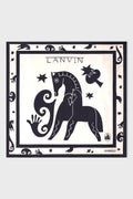 HORSE FOULARD 90x90
