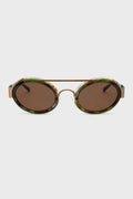 × DRIES VAN NOTEN CATEYE SUNGLASSES MARBLE