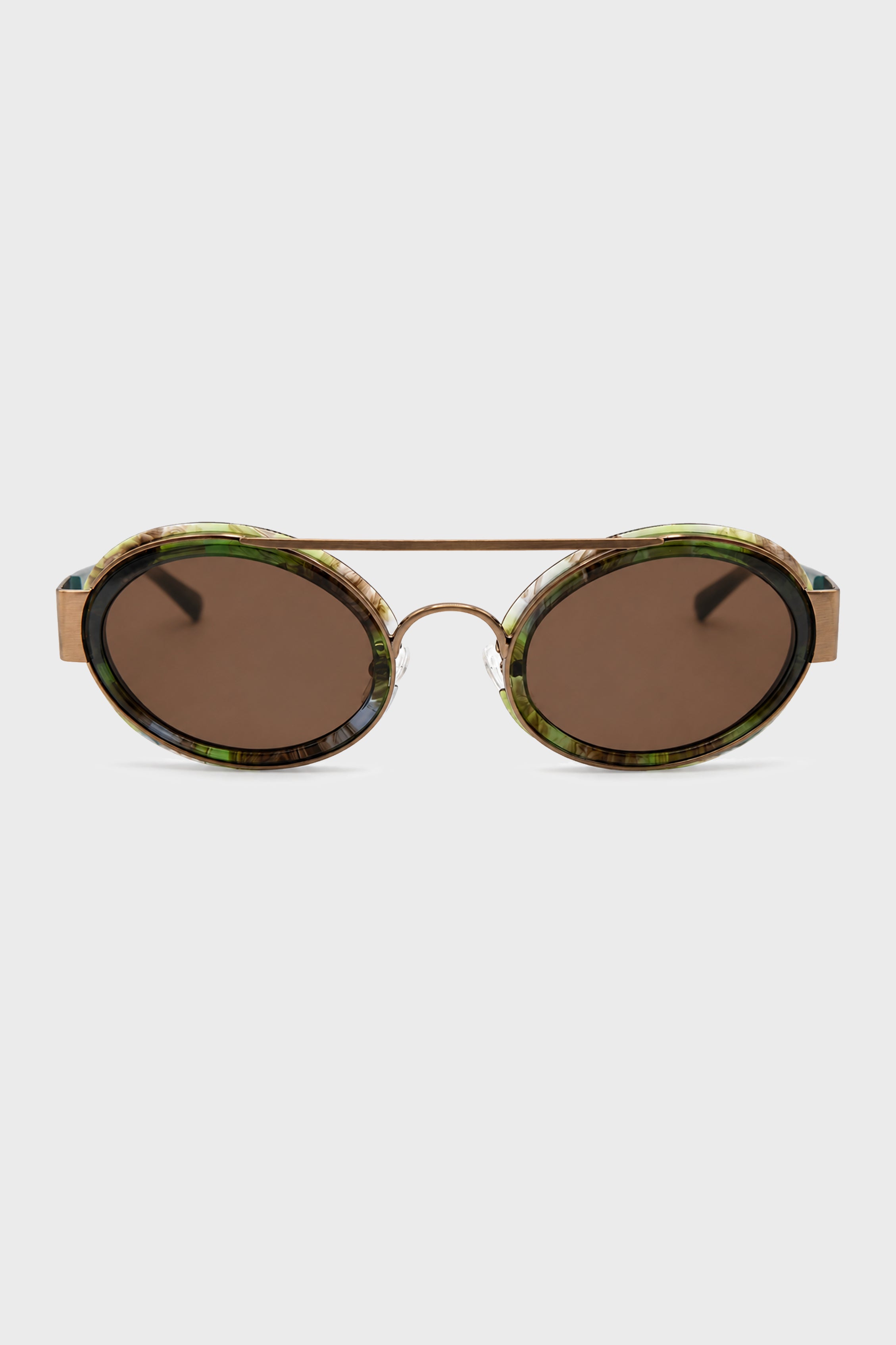 × DRIES VAN NOTEN CATEYE SUNGLASSES MARBLE