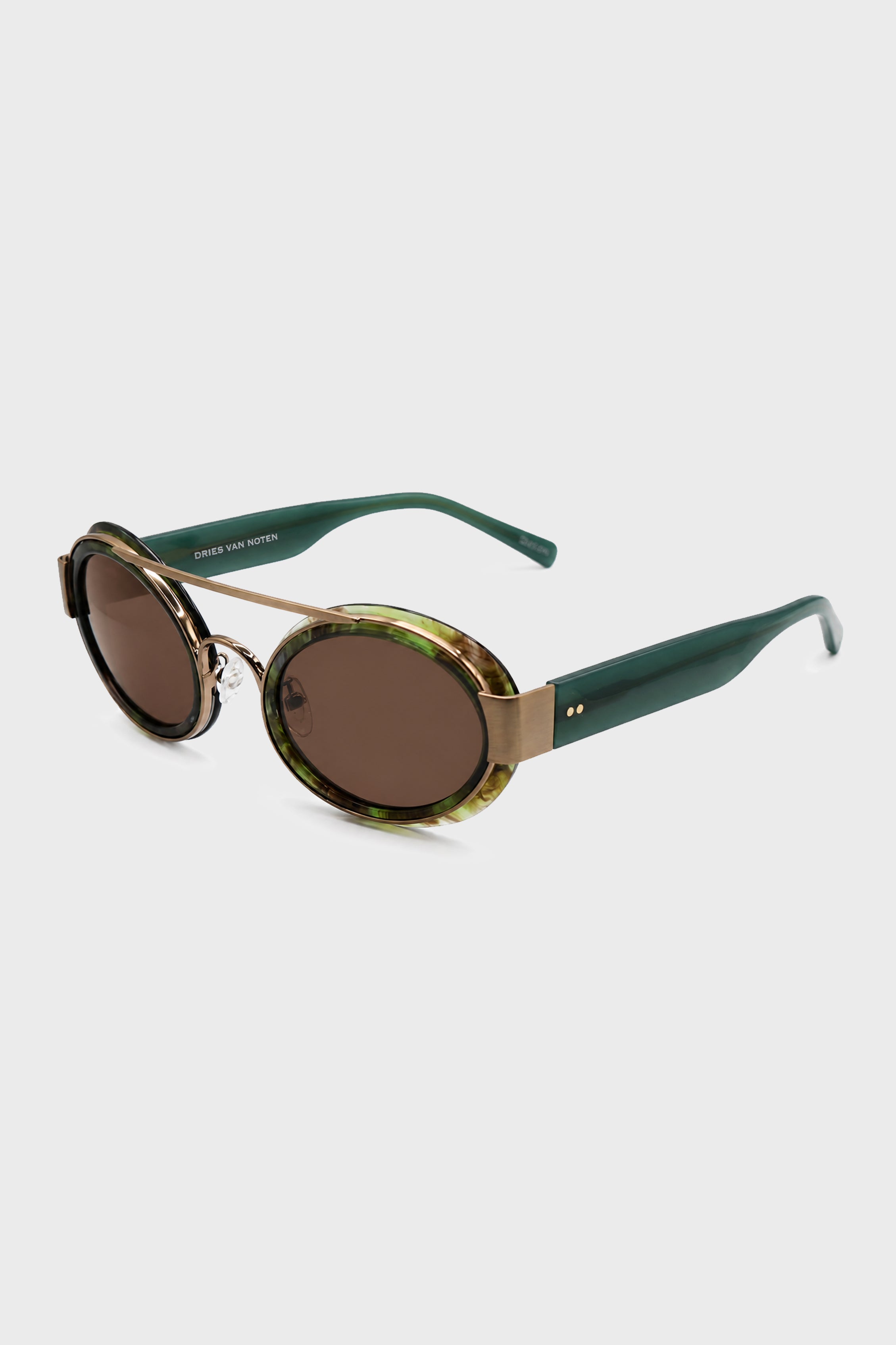 × DRIES VAN NOTEN CATEYE SUNGLASSES MARBLE