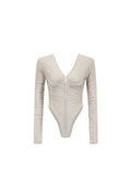 V-NECK JERSEY BODYSUIT