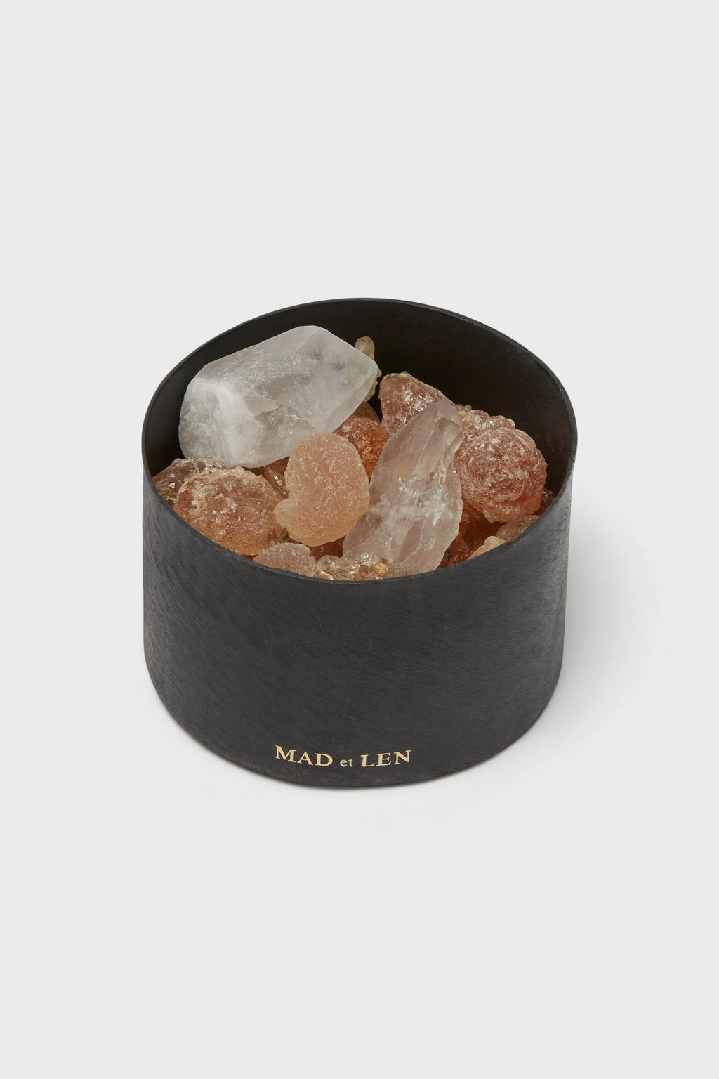 MINI FLAT POT POURRI AMBER CRYSTAL