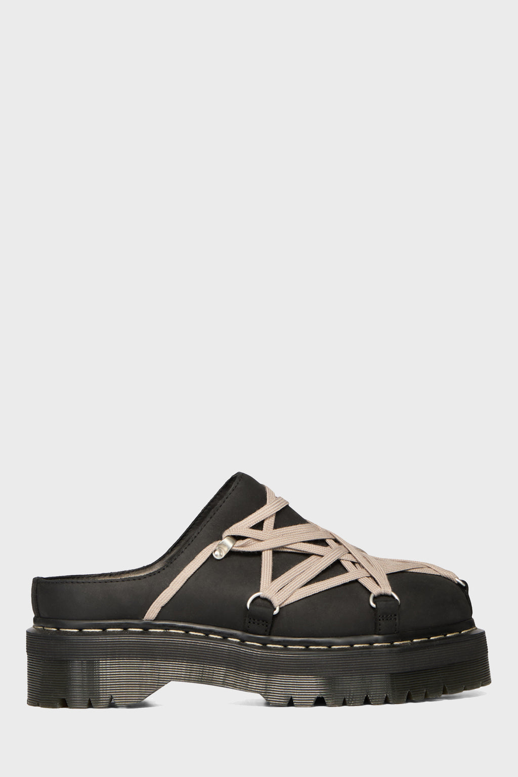 QUAD SOLE MEGALACE® MULE BLACK