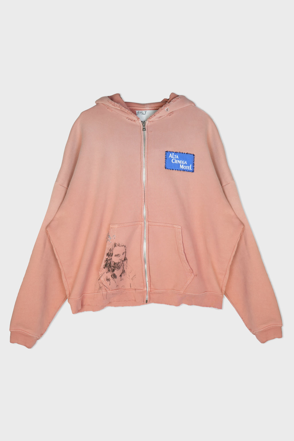 ALTA CIENEGA ZIP HOODIE PINK