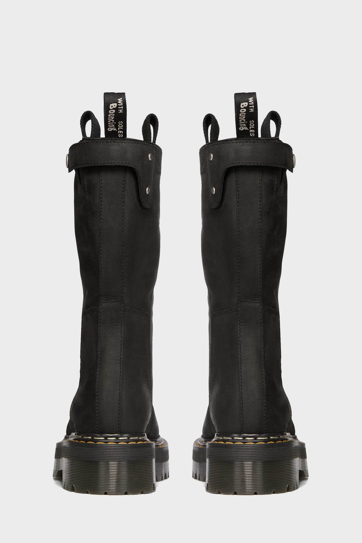 QUAD SOLE PULL ON BOOT BLACK