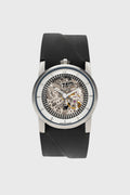 R413 Silver Skeleton w/ Silicone Strap