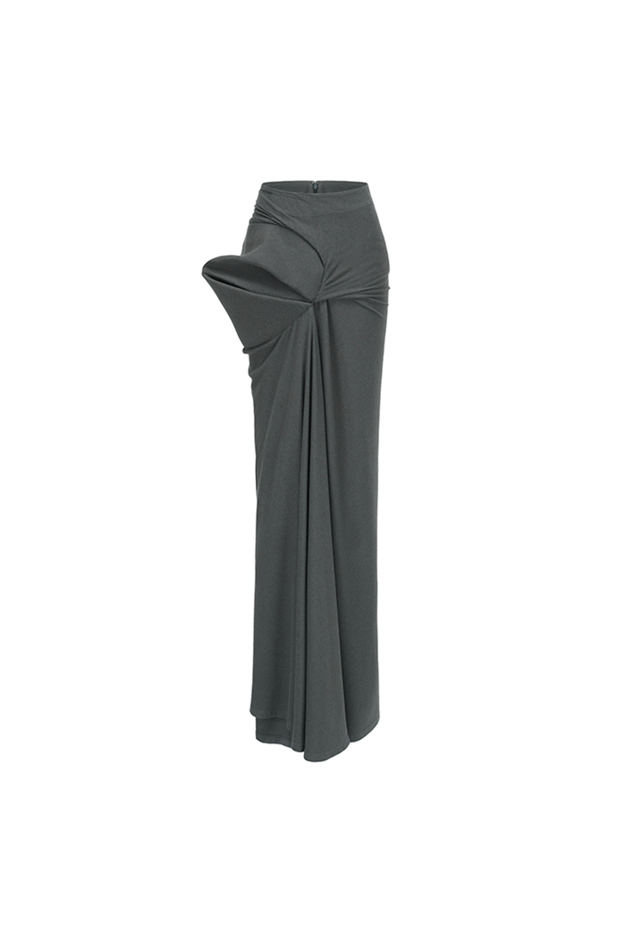 SOFT SHELL DRAPED SKIRT