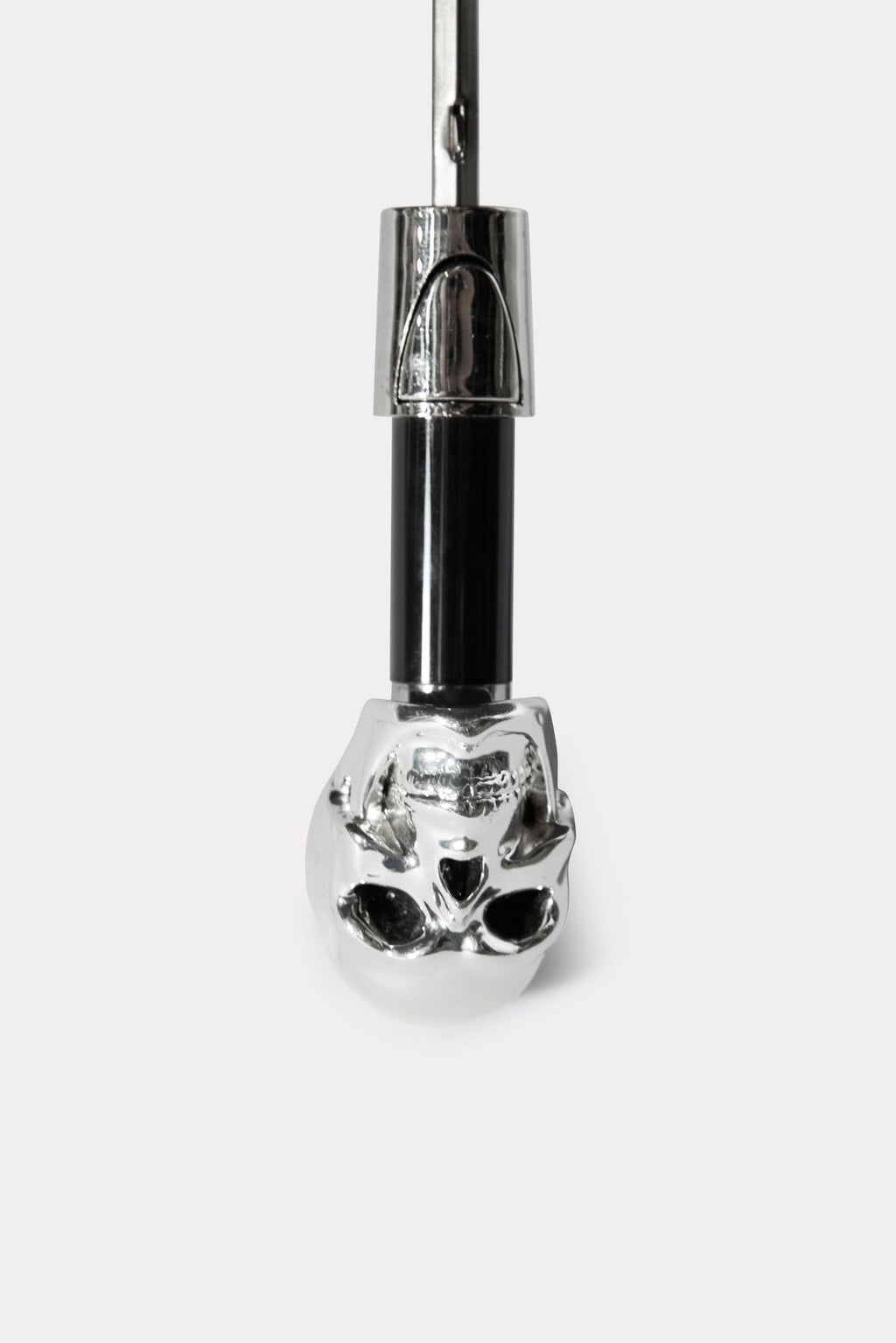 Silver Skull Folding Umbrella