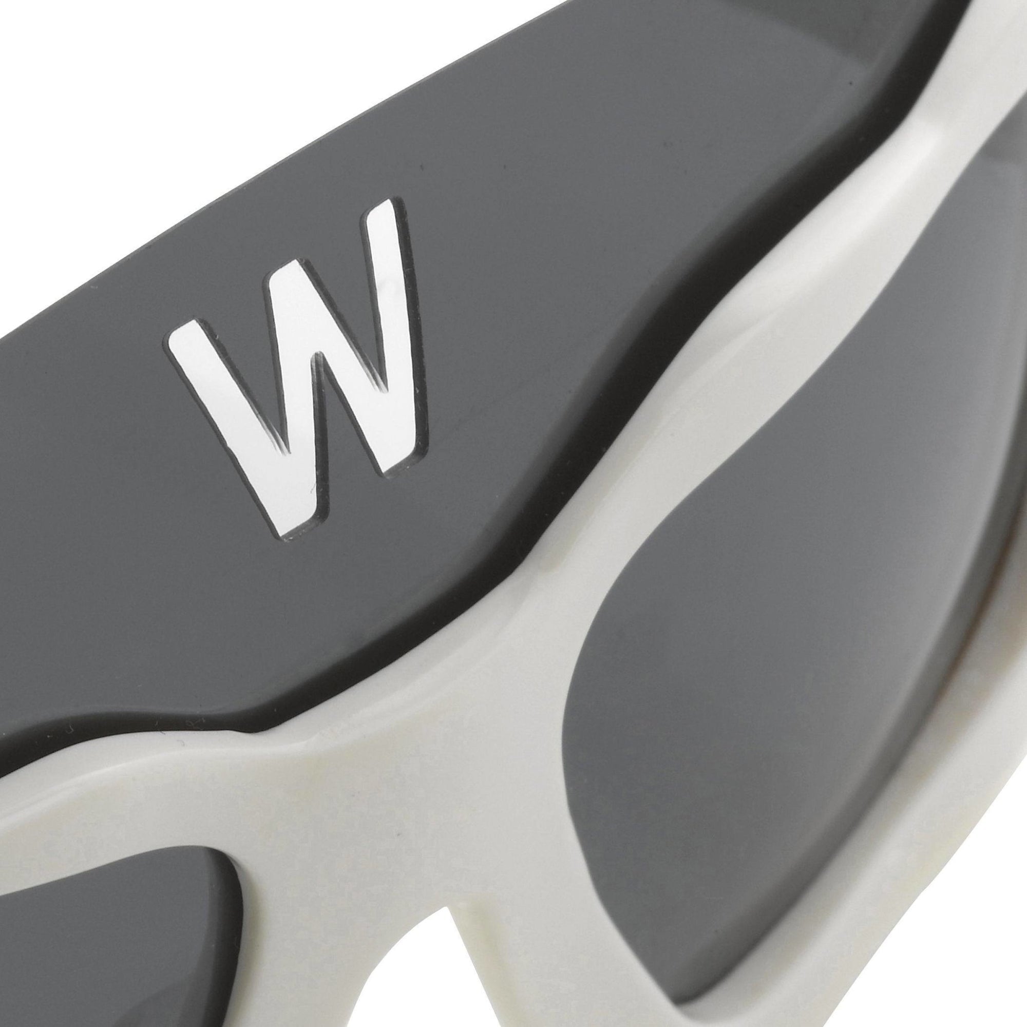 LINDA FARROW × WALTER VAN BEIRENDONCK WHITE SQUARE SUNGLASSES