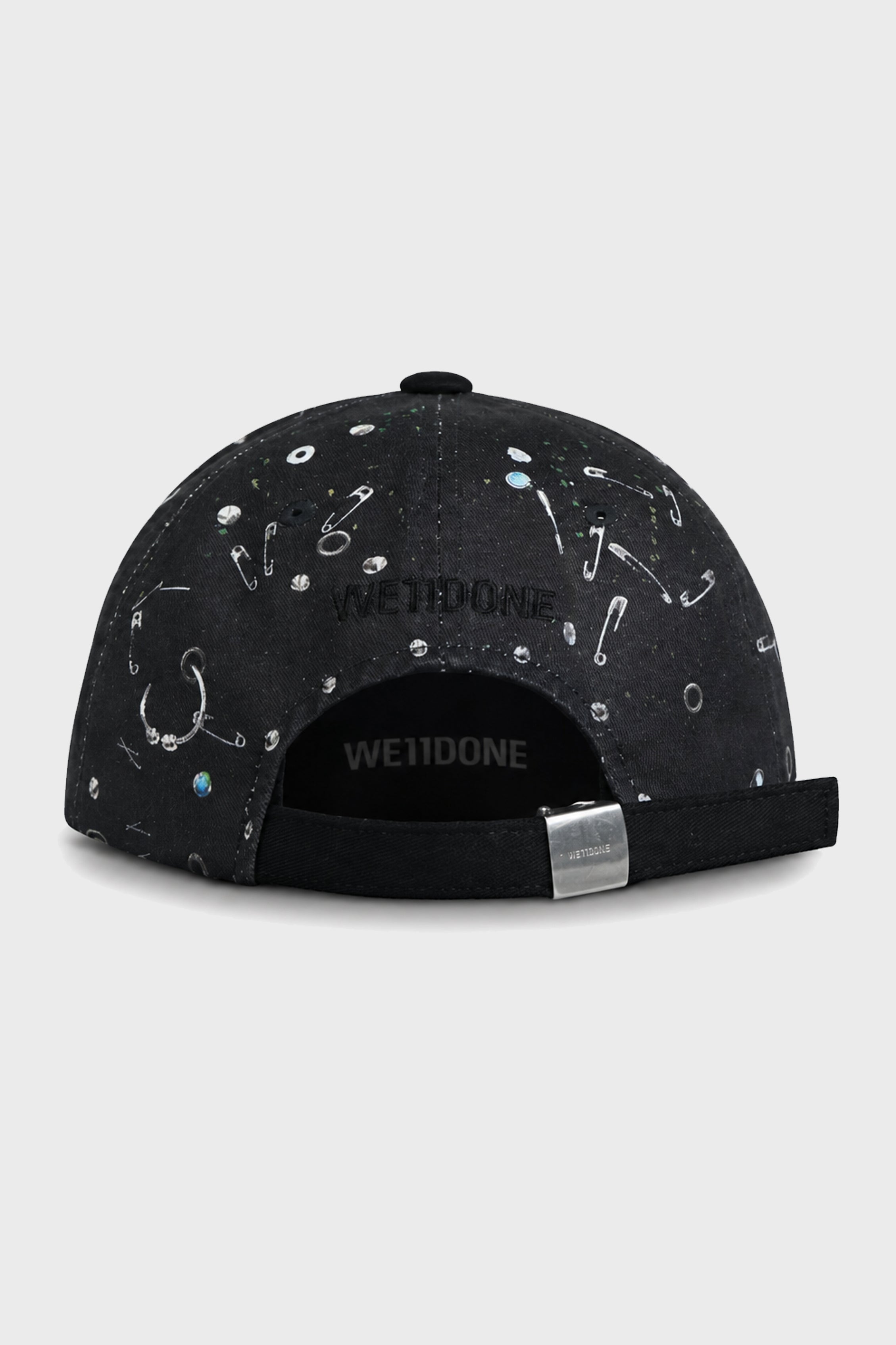 TROMPE-L'OEIL PRINTED CAP BLACK