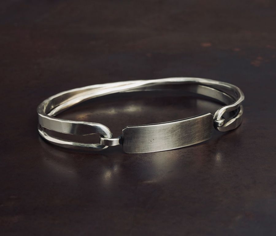 BRACELET FLAT CROSSED