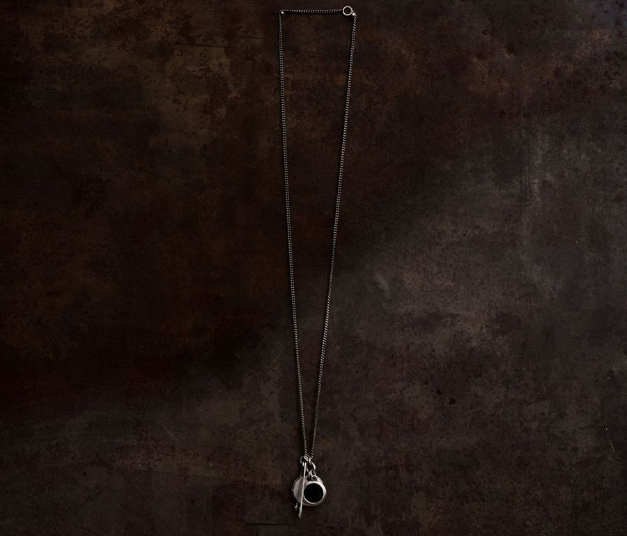 NECKLACE CHAIN PLATE FACETTES